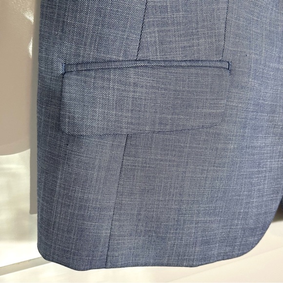 Talbots Women's Blue Linen Look Blazer in Size 18 - Picture 7 of 16